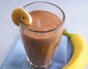 Banana cacao smoothie